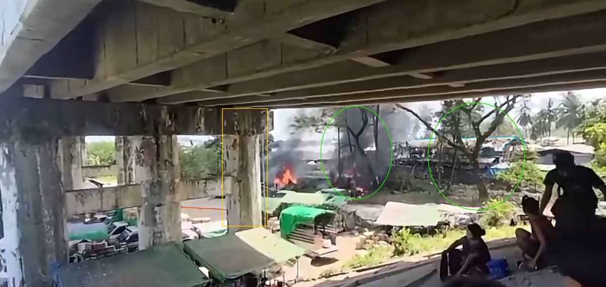 Pythafix_'s tweet photo. 🇲🇲 | #Myanmar 
Geolocation of the strike that hit the Kacchapanadi Bridge in Kyauktaw.  
Coordinates: 
20.834196187225984, 92.98367946170063
@GeoConfirmed 
https://t.co/SET23eDDVo https://t.co/pyqmY8C7XP