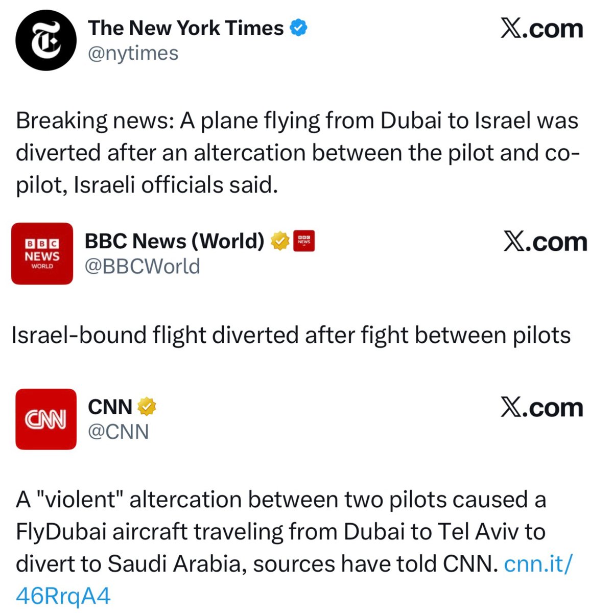bennyjohnson's tweet photo. Let’s check in on how the media is covering the attempted hijacking and terror attack on the flight from Dubai to Israel.

You don’t hate them enough. https://t.co/sOUuRNLBYK