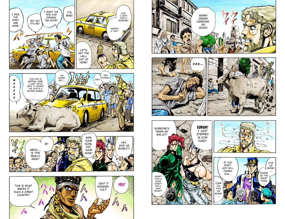 Biki_MK's tweet photo. @Zaid79863160 @Obimarri @wherry003 It was an issue since they had to go back and censor it, and thats also not including Araki interview about india. Also the way he sets up india through another POC. Not to mention just like Oda he did a watsuki tribute https://t.co/rAPA6zxKmA