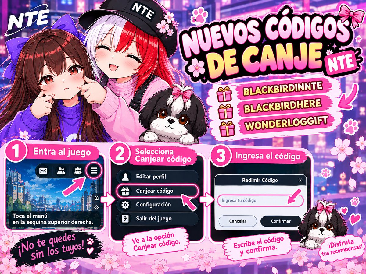 IPerseVT's tweet photo. NTE 👩🏻‍🏫 | Nuevos códigos 1.4 🎁🔥

Te recomiendo no dejar pasar esta gran oportunidad! 🔥 Y de paso, te extiendo la invitación para que te unas al grupo de WhatsApp y no te pierdas de nada. 📲💬  

https://t.co/SELqc1UteH

#NTE #NTECreator #NevernessToEverness https://t.co/llBm0PPEY2