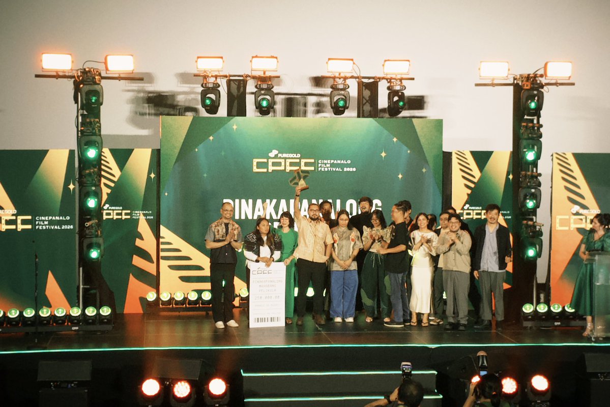 denielemein's tweet photo. PINAKAPANALONG MAHABANG PELIKULA / BEST FILM

🎞️ MONO NO AWARE (dir. BC Amparado)

#PuregoldCinePanalo2026 https://t.co/jd76GTH3z2