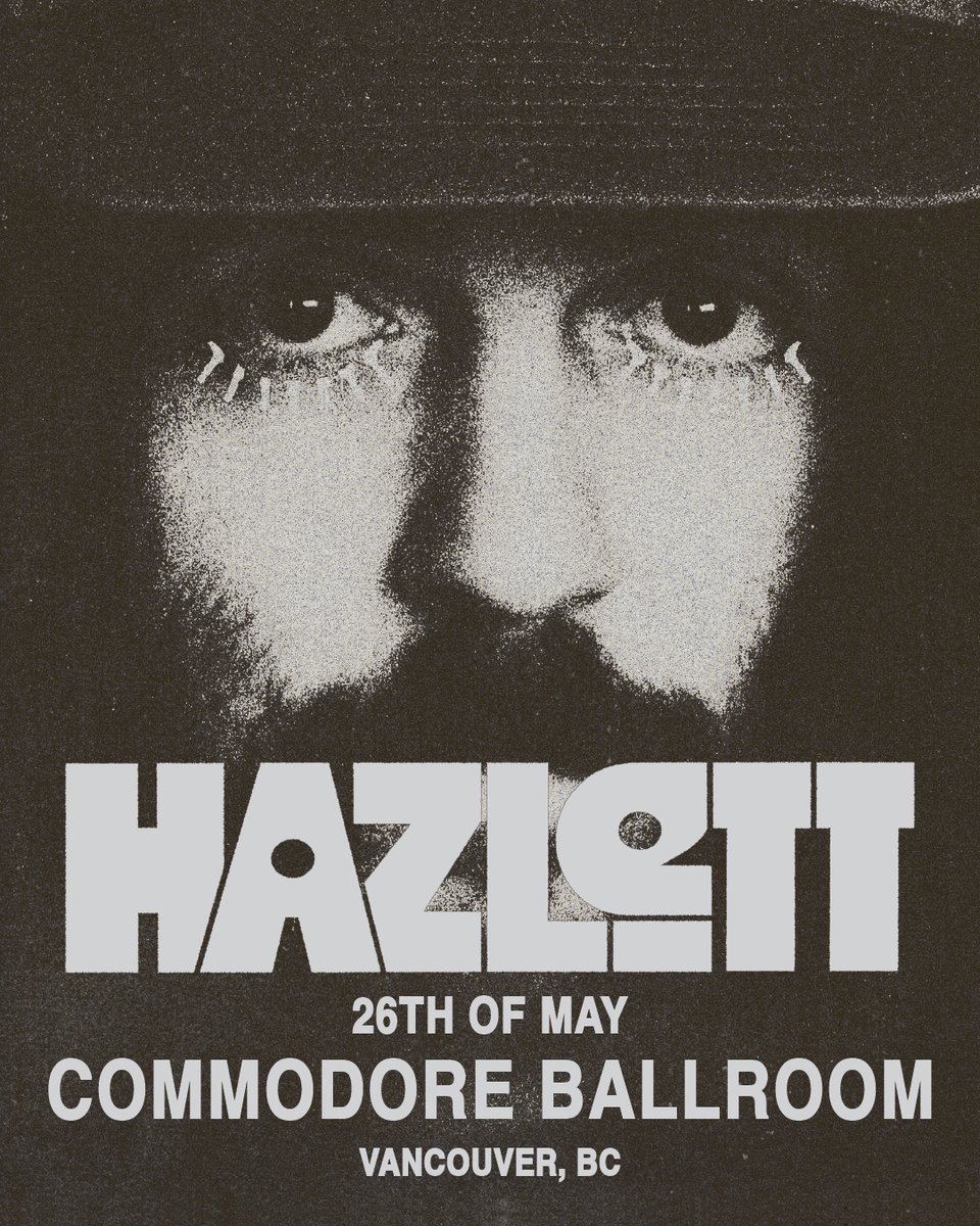 commodorevcr's tweet photo. Hazlett is back and bringing his band to town for ‘The Comeback Tour’ this coming spring.

All previously purchased tickets will be honoured for the new date. Additional tickets for the new date are on sale now! https://t.co/C1RT6DqupO https://t.co/zpCS722QCd