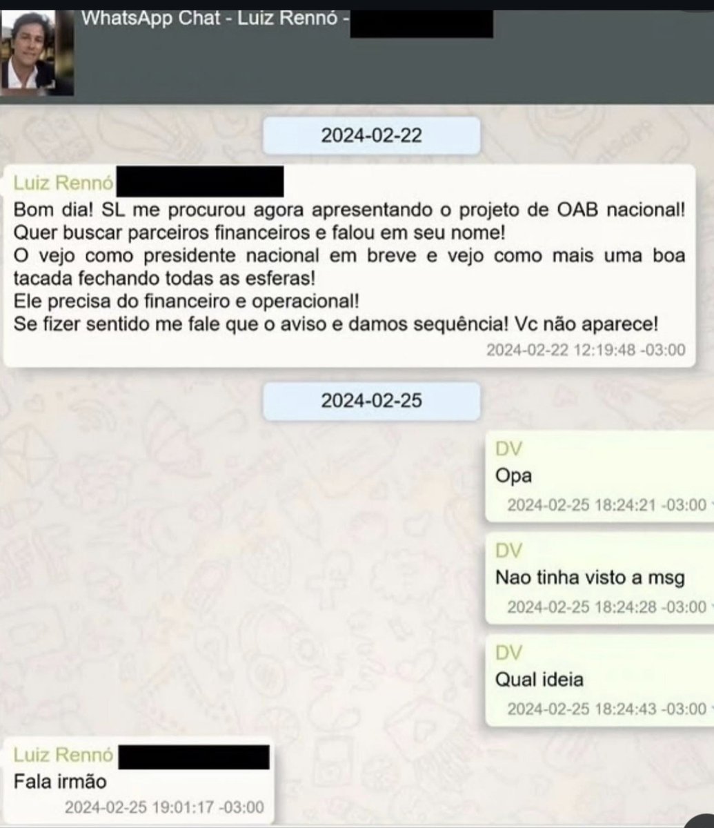 advogato_og's tweet photo. Vorcaro tava em todas mesmo! 

O cara articulava até eleição do Conselho Federal da OAB 🤪 https://t.co/yLH1HdrvwM