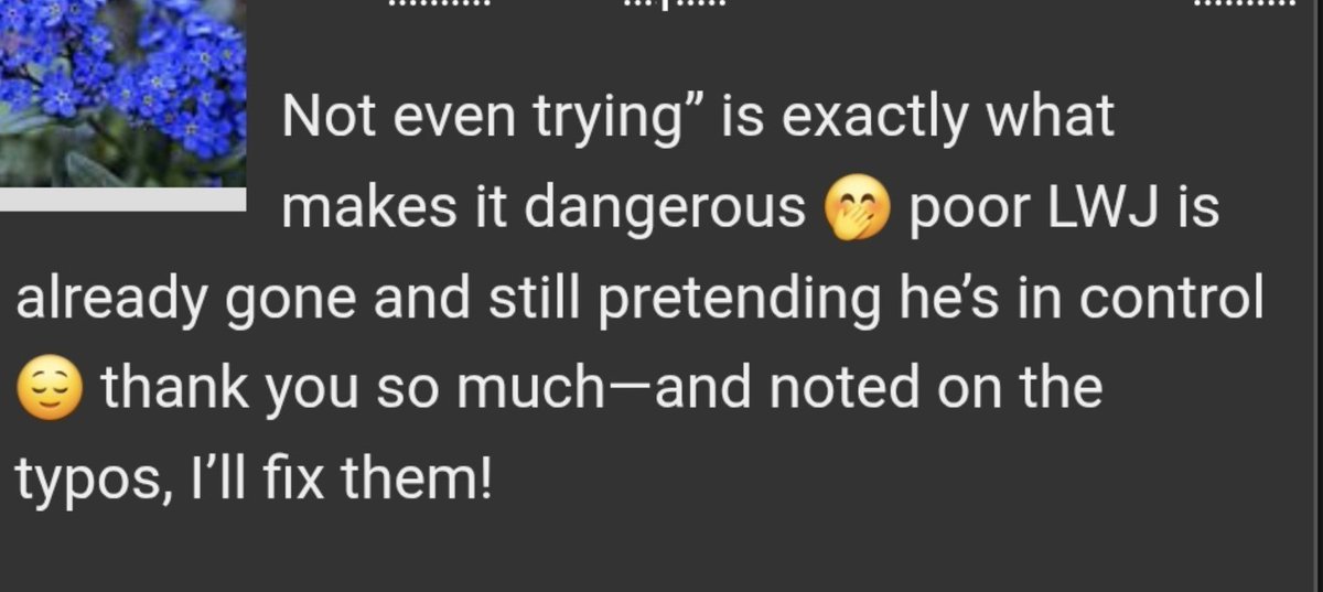 sunlesscity's tweet photo. eu abri uma fic pra ler e logo nos primeiros parágrafos desconfiei de ser IA, mas tinha tanto kudo e comentário que eu pensei que tava endoidando e continuei lendo, cara 
... não tem JEITO essa fic não ser escrita por IA, e digo mais a "autora" RESPONDE OS COMENTÁRIOS COM IA https://t.co/ds6CzAcx3U