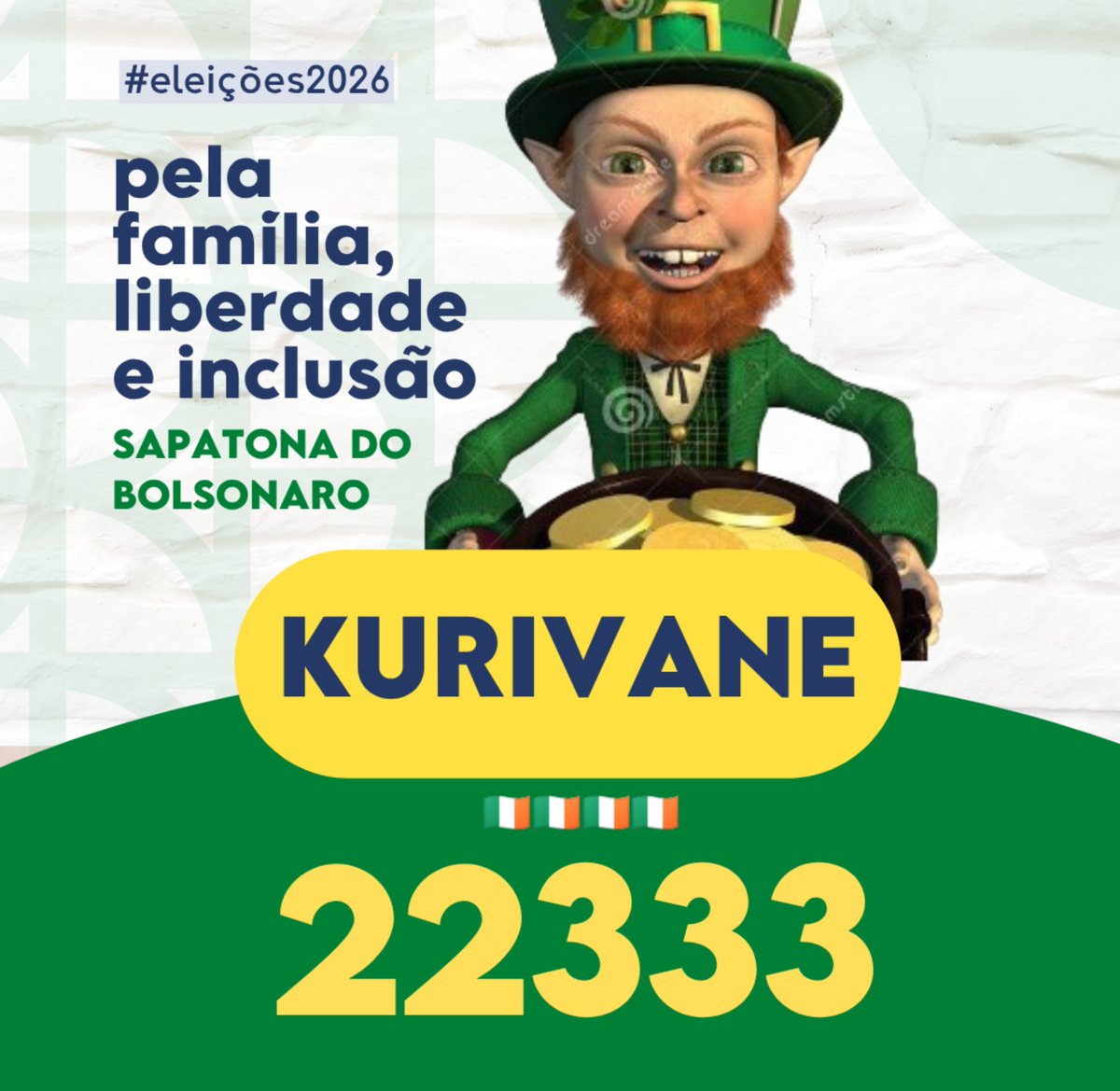 acervonichinho's tweet photo. 🚨 a leprechaun irlandesa Juliane Kurivane anuncia sua entrada na política e oficializa sua candidatura. https://t.co/90xMM89gsF