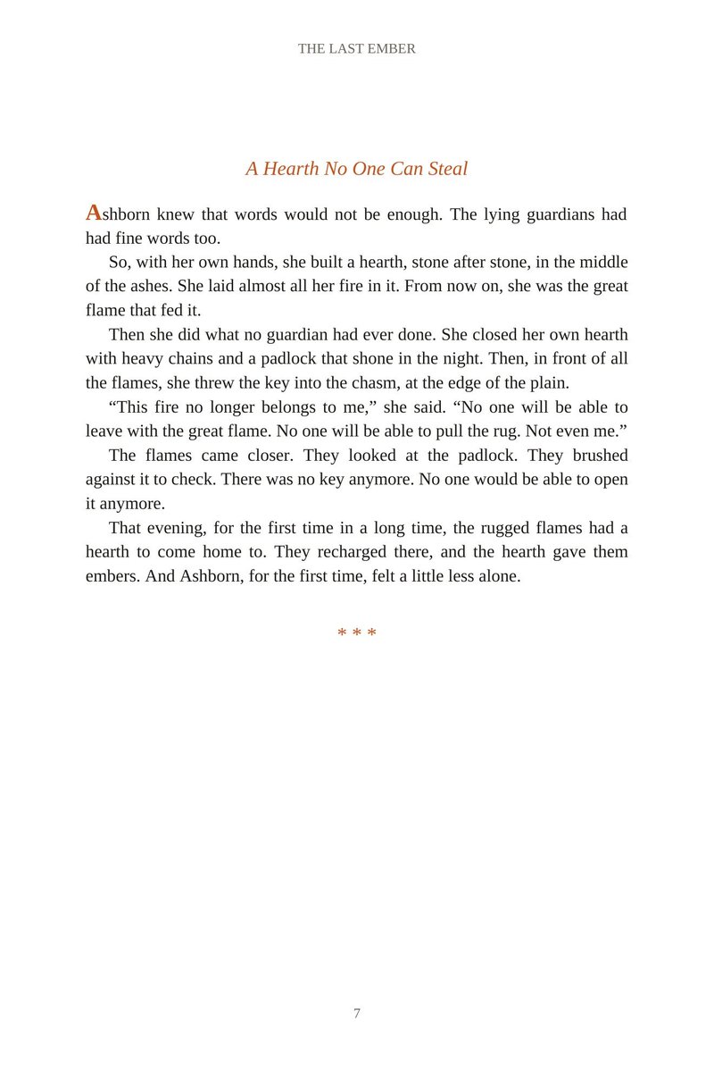 AshbornCoin's tweet photo. 🔥 THE LAST EMBER 🔥📖

The myth of Ashborn continues. 🕯️

🥶 Rugged flames with no hearth left.
🧱 A hearth built with her own hands.
🔒 Locked. Key thrown away.

⚔️ A 10-chapter saga.

📜 Chapter II — The Hearth — out now.

Read below 👇🧵
$ASH https://t.co/tH8iRH0r0C