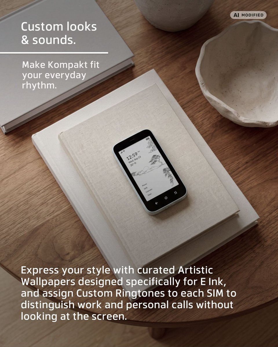 wearemudita's tweet photo. A minimalist phone shouldn't mean sacrificing your personal identity or privacy.
Join the waitlist on our website to be the first to know when MuditaOS K 2.0 becomes available: https://t.co/R9adi0pX41
#MuditaKompakt #MinimalistPhone #EInkPhone #DigitalDetox https://t.co/R9gr7CbyNq