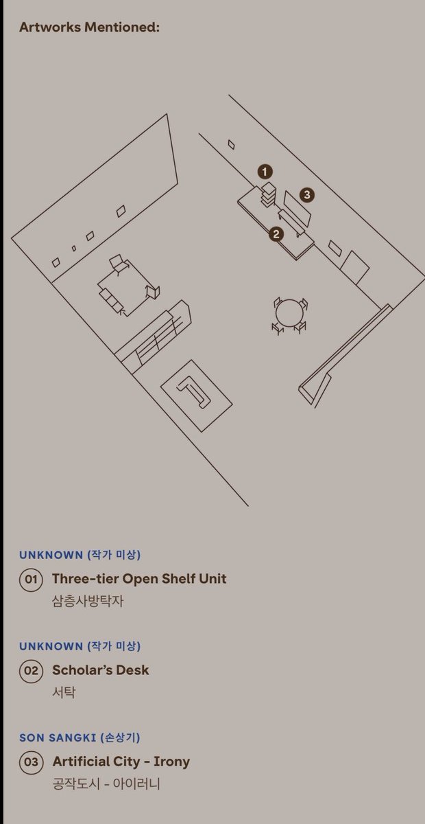 JUNG9795_'s tweet photo. KIM NAMJOON ttg RM x SFMOMA: HOME ❤️‍🩹

🐨: “seni bisa jadi rumah, tapi di saat yg sama seni juga bisa terasa kayak film horor. ada karya seni yg bikin aku bener2 merasa seperti di rumah, tapi ada juga yg justru membantu aku keluar dari ‘kurungan’ dan memikirkan hal-hal yg bahkan belum pernah terpikirkan sepanjang hidupku. kadi seni bisa punya dua sisi itu sekaligus.
tapi karya-karya ini adalah karya yg bener2 bikin aku merasa grounded dan merasa seperti sedang berada di rumah”
🐨: “kalian bisa liat furnitur kayu tua di sini. usianya juga sekitar abad ke-18 atau ke-19. mungkin seratus tahun lalu pernah ada seseorang yg menggunakannya di rumah mereka.
aku suka banget sama bekas-bekas yg ditinggalkan, seperti lubang dan goresan di kayunya. aku juga menggunakannya di rumahku. aku gak tau kenapa, tapi kayu dan batu selalu terasa seperti rumah buatku. mungkin karena berasal dari alam, ya.
setiap kali melihat furnitur kayu tua dan batu-batu ini, aku merasa aman. mentorku dulu sering bilang, ‘suatu hari nanti kamu akan kembali ke tanah.’ itulah rumah yg sebenarnya” 🥹
🐨: “kalo kalian melihat lukisan terbesar karya Son Sangki, itu menggambarkan sebuah ruang keluarga yg terlihat sangat mewah. bahkan ada lukisan lain di dalam lukisan tersebut.
Son Sangki menjalani hidup yg sulit, beliau mengalami disabilitas hampir sepanjang hidupnya. beliau tinggal di daerah Seoul yag saat itu masih belum berkembang, dan banyak melukis tembok-tembok putih tinggi di seoul yg siap direnovasi.
beliau memberi judul lukisan ini ‘Irony’, dan lukisan itu sekarang dipasang di ruang keluarga yg sangat, sangat mewah.
jadi setiap kali melihat lukisan ini, aku selalu merasa, ‘apa aku ini orang kaya yang membosankan?’ atau semacam itu. 😭
iya… lukisan ini bikin aku merasa gak nyaman. dan aku suka perasaan itu”
🐨: “aku berasal dari keluarga yg secara ekonomi biasa saja. tapi untungnya, aku bisa menghasilkan banyak uang di usia yg masih sangat muda.
kadang hal itu bikin aku… gak tau ya. aku jadi bertanya, ‘apa aku pantas memiliki semua hal ini, yang sebenarnya bahkan gak aku butuhkan?’
keberadaan Son Sangki dan lukisan-lukisannya seperti pengingat buatku. seperti alarm yang terus berbunyi:

‘kamu benar-benar sedang menjalani hidupmu nggak? jangan-jangan kamu sudah terlalu terbiasa dengan kehidupan seperti ini dan malah menyia-nyiakan sumber daya yang kamu punya?’

jadi aku merasa harus menggunakan uangku dengan baik.
aku juga gak tau sebenarnya ‘menggunakan uang dengan baik’ itu seperti apa, tapi aku masih terus mencari jawabannya” 🥹

BANG??? NAMJOON?? 😭😭😭
gunakan uangmu untuk menghidupi aku aja kali yaa?? bisa kayanya bang 😭🙏🏻
Bagian “The real home” dan gimana dia ngomong soal kayu, batu, tanah, sampai akhirnya nyambung ke kehidupannya sendiri… 🥹

tapi dia keren dah.. sudah sesukses dan tajir melintir kek gitu tpi dia masih belajar, masih mencari tau gimana caranya hidup dgn benar.. dibandingkan aku yg hidupnya kya yaudah ngalir aja kya air mengalir😭

RM X SFMOMA
#RMxSFMOMA
#ExhibitionCuratedByRM
#RMArtExhibition

cr. https://t.co/rz2HjAOv55