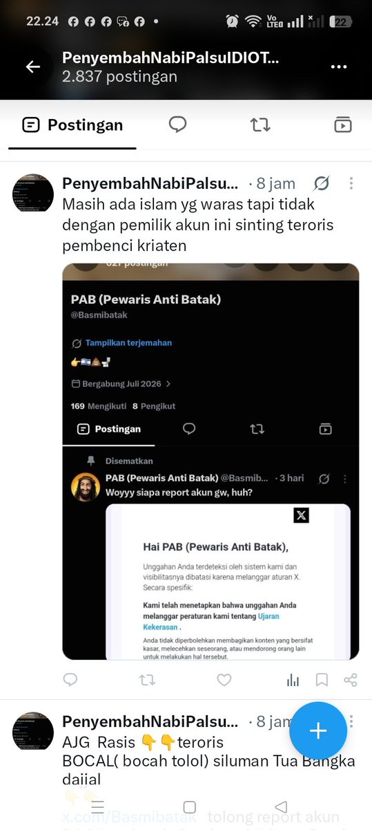 Basmibatak's tweet photo. Basmi Pembenci islam mereka HAMA akun sampah 👇👇👇
https://t.co/uMx31xdQe2 https://t.co/Va4fqHj6Va