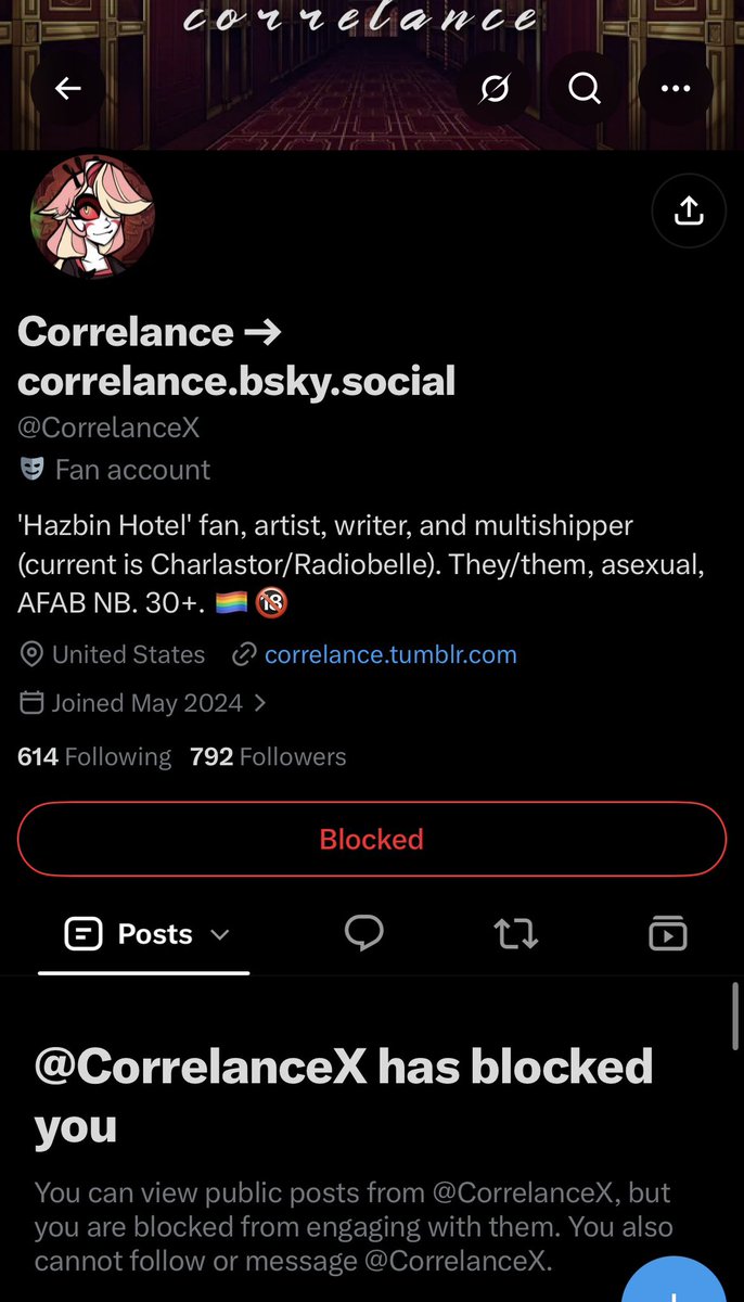 AlastorBatsy's tweet photo. And if you are mentioning this person 

We literally blocked each other and I view Them as mentally unstable just like how I view you as mentally unstable 🤣 https://t.co/9j1flaKuzW