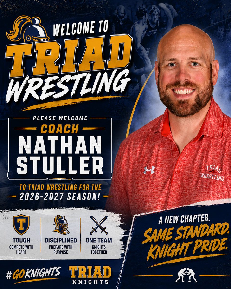 TriadKnights's tweet photo. @TriadHighSchool @THS_WrestleX2S https://t.co/Zf9A9biHXr