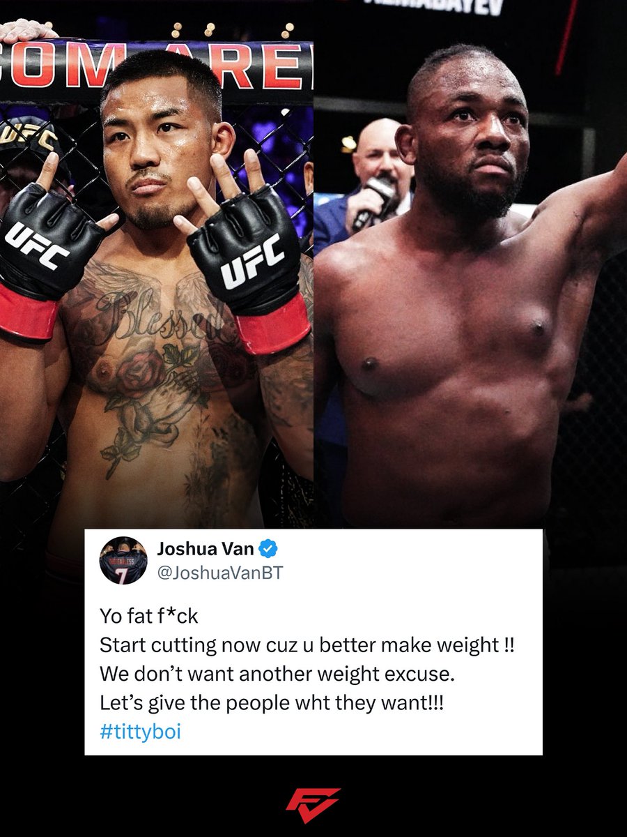 Full_Violence's tweet photo. Joshua Van told Mabel Kape to start cutting weight 💀 https://t.co/c69cuY0l7f