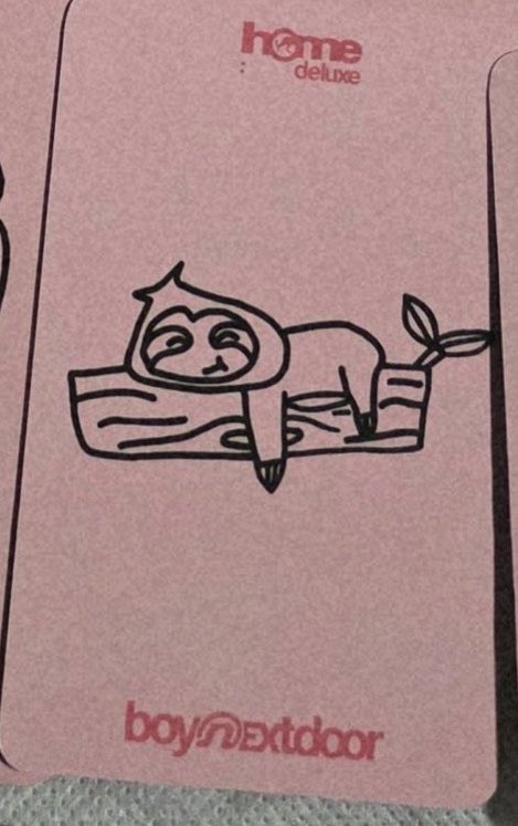 leehancokr's tweet photo. leehan’s drawing of sloth😭😭😭🥹 so adorable that’s literally him T—T https://t.co/C7ZW19OMgE