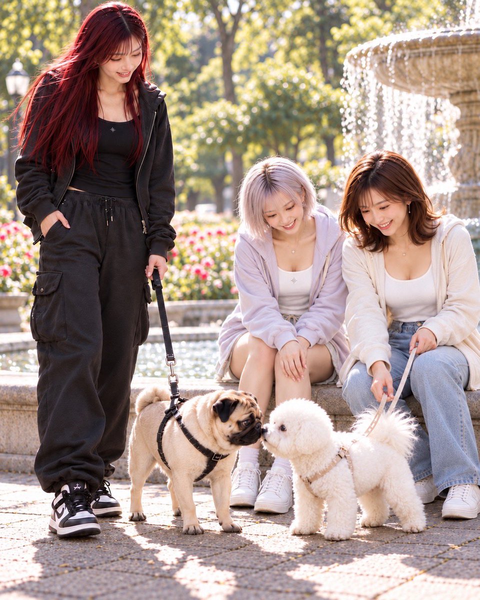aidollab_miyuki's tweet photo. SHIONさん @SHION_I_PROJECT と
おさんぽコラボ🐶✨

ぱぐぞうくんとかのこ、めちゃ仲良しです🥰
2人とも可愛い〜！！💕

SHIONさんコラボ画像ありがとう！
任せっきりですいません😅 https://t.co/yM1ghevPGR