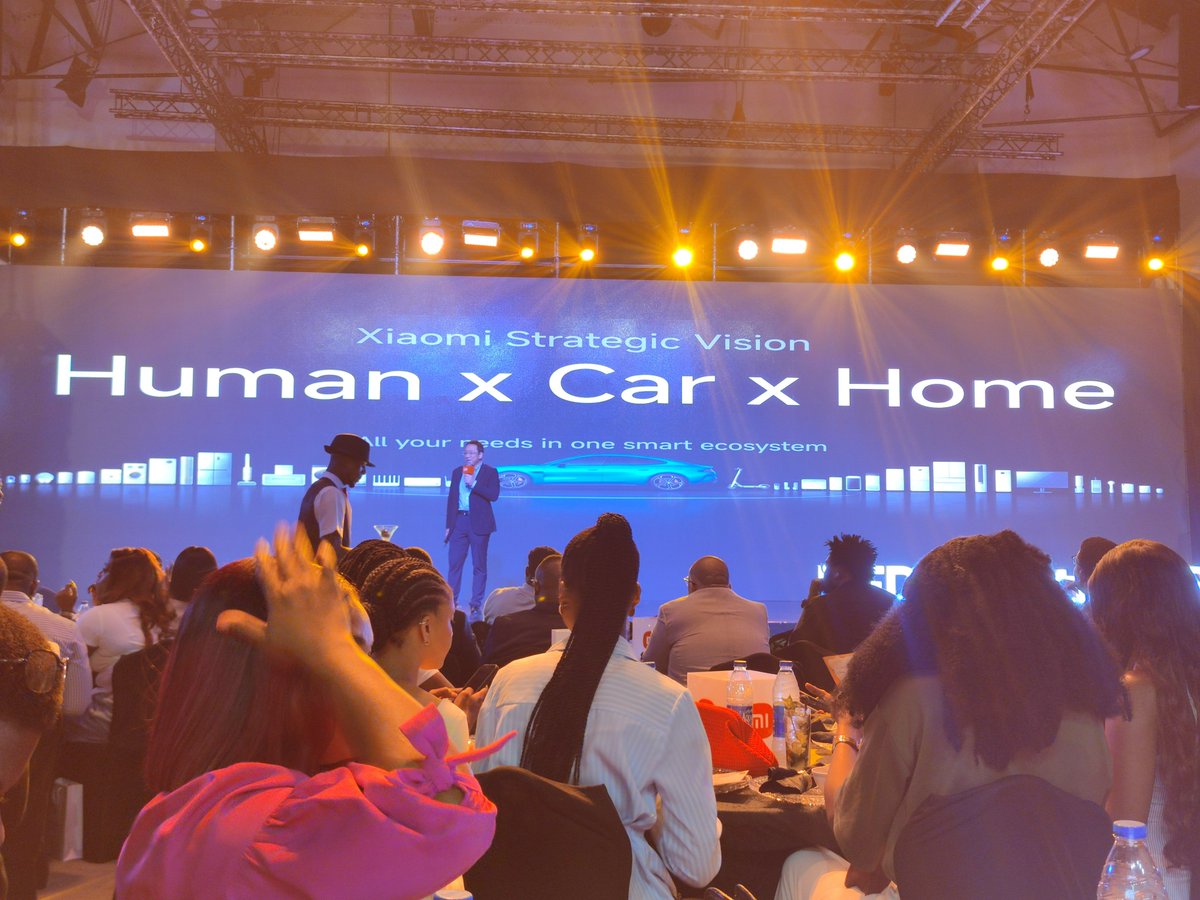 Toluwanimi07's tweet photo. @XiaomiNigeria Xiaomi is unveiling its Strategic Vision: Human × Car × Home one ecosystem connecting technology from your Home to your car and your mobile devices. 🚗🏠📱
@XiaomiNigeria
#XiaomiFansNigeria #XiaomiFansAtLaunch #Xiaomi #HumanCarHome https://t.co/SPuLdGFzR6