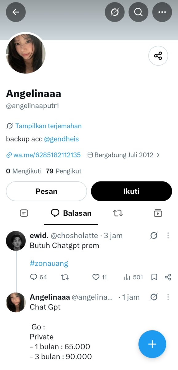 cleyaarce's tweet photo. HATI HATI AKUN SCAMMM.
Anak setan tukang nipu, lu pikir akun gwe 1 doang HA? awal2 ga di blokir trus skrng di blokir smua GWE VIRALIN LU LIAT AJE

MAKAN TUH DUIT HARAM, MAHASISWA UDH DUIT TIPIS MASIH AJA DI TIPU https://t.co/jizeI8NYDF