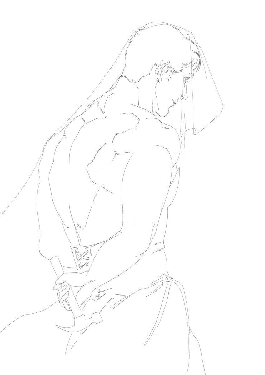 cinta_rambutan's tweet photo. 夜な夜なドレス着たマッチョ描いて虚無になる。 https://t.co/rc9LM0I3Kb