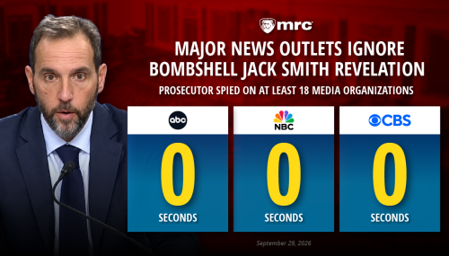 newsbusters's tweet photo. What is a bigger threat to freedom of the press: Revoking special access to the White House or weaponizing the government to spy on journalists?

The media are up in arms about the former, but have dedicated 0 minutes to the latter. https://t.co/tniMmtId5n