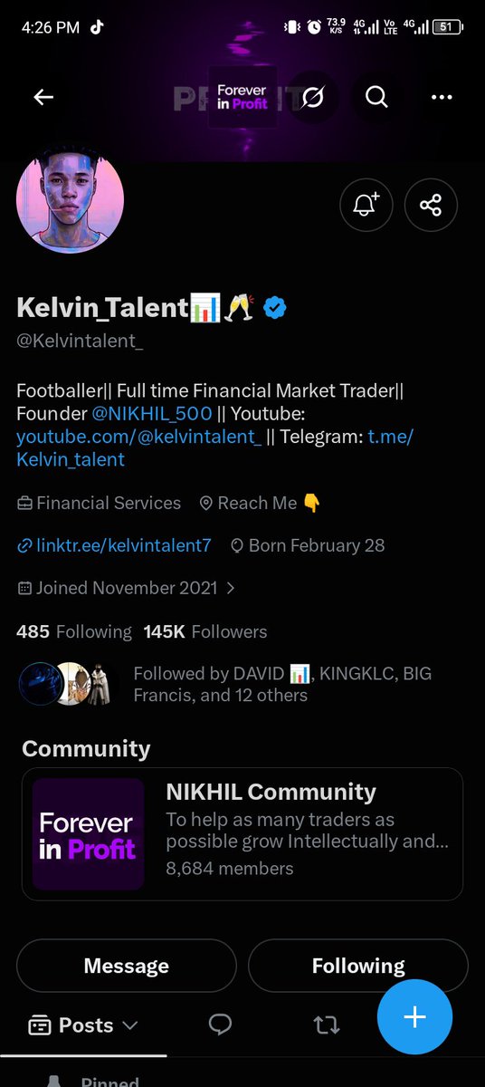 WMonday65669's tweet photo. @Kelvintalent_ @GoatFunded @EdwardXLreal @Techriztm Hope luck meets me this time https://t.co/zTvhy07NZM