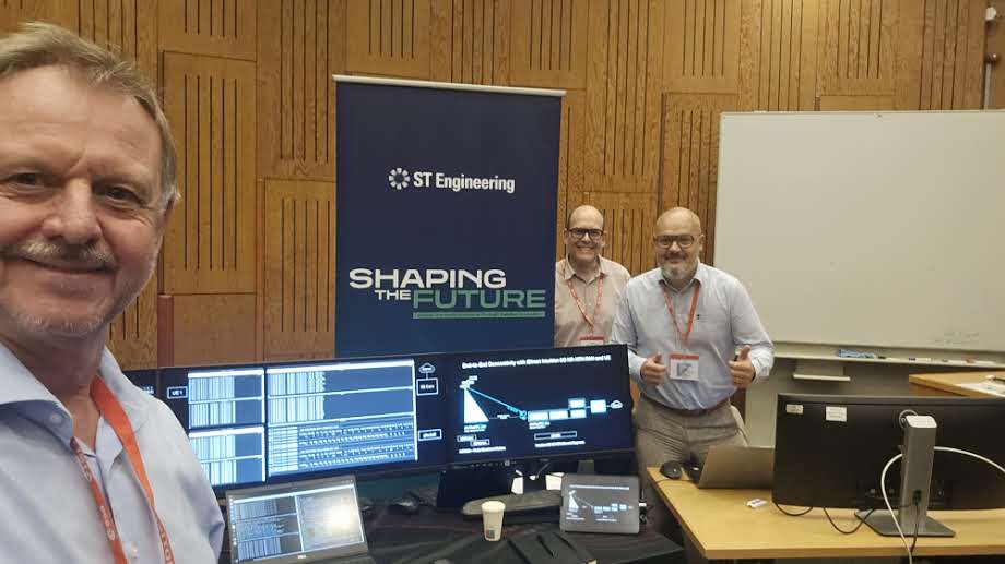 iDirect's tweet photo. We recently demonstrated end-to-end connectivity with our 5G NR-NTN hybrid modem on the Intuition Ground System, delivering multi-waveform flexibility for evolving networks.

We're continuing to push the industry forward. See how: https://t.co/xT5awXiJYp

#STEngineering https://t.co/4fRMTZ5pSF