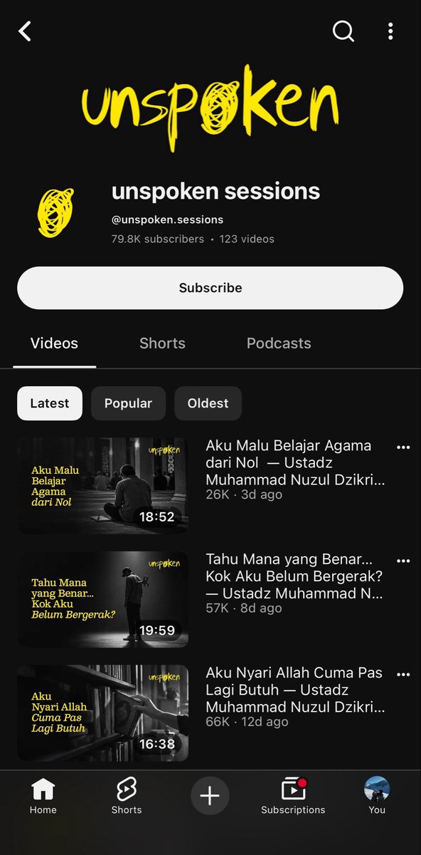 lilaccountz's tweet photo. channel youtube yg menjawab keresahan muda mudi gen milennial dan gen z dari POV islam tanpa judging : https://t.co/3SbuXyz0wB