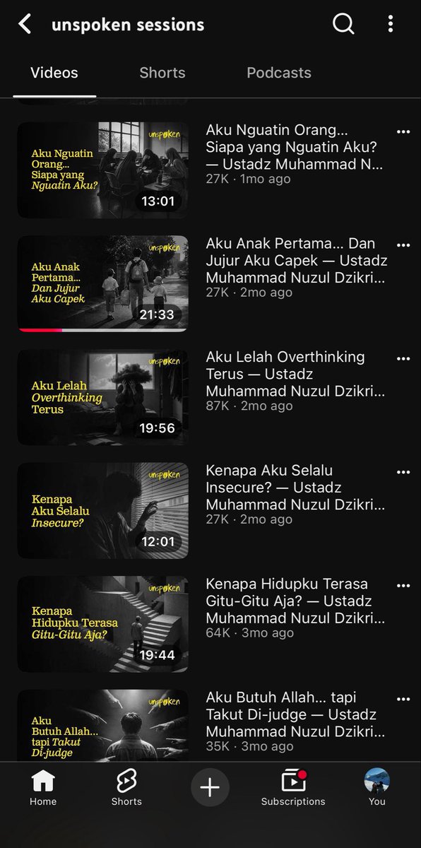 lilaccountz's tweet photo. channel youtube yg menjawab keresahan muda mudi gen milennial dan gen z dari POV islam tanpa judging : https://t.co/3SbuXyz0wB
