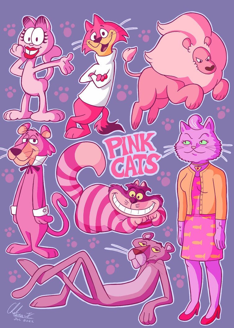 CosmicCapuchin's tweet photo. Pink cats are the best cats 🐈🩷

Art by:  jayjaydrawsfanart https://t.co/BJ2Hy3BgVF