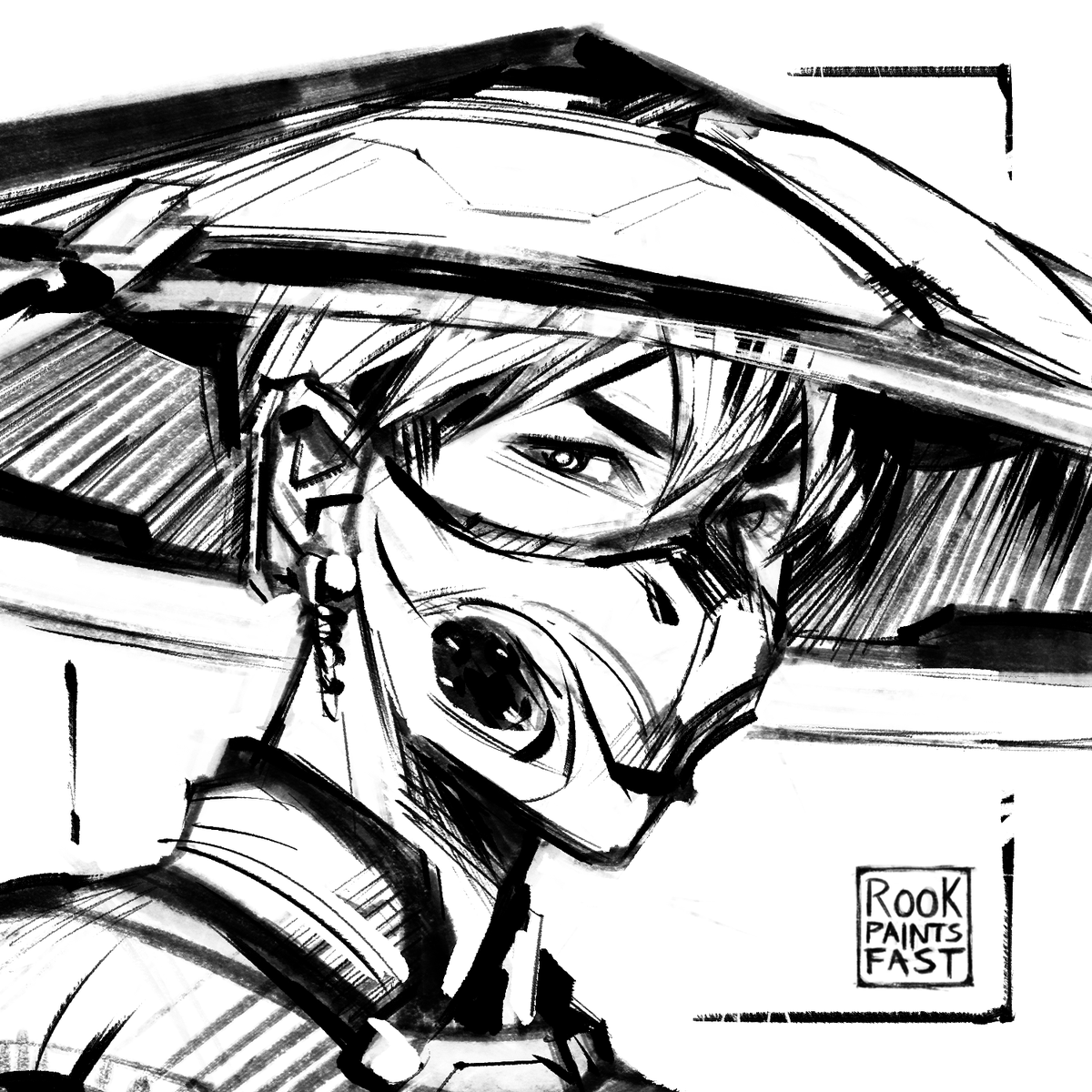 rookpaintsfast's tweet photo. Still working my way through the entire cast for this portrait series - taking requests! #overwatch #mizuki #fanart #overwatchfanart https://t.co/gZe9Bp0jHp