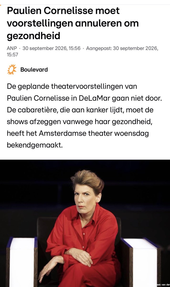Remcobus1967's tweet photo. Binnen ruim 1 uur….. van afzegging tot de overlijdensmelding…..

“Het Hallelujah van Händel”…….

“Ik sjokte langs kalende bomen, en hoorde voorbijgangers praten over of ze zich zouden gaan laten vaccineren.
Waarom is dit überhaupt een vraag, dacht ik knorrig. Zodra mijn groep wordt opgeroepen, laat ik alles vallen. Ik hoop dat ik naar een grote hal mag, misschien wel gewoon dezelfde als waar een mevrouw een paar weken geleden nog met een wattenstaafje in mijn prefrontale cortex had gepoerd. Ik zal die hal in rennen. Ik zal roepen: ‘Houd de naald maar vast omhoog!’ Daarna zal ik mij erin storten. Gevaccineerd en wel zal ik naar buiten schrijden. Nu alvast een tip aan ‘de instanties’: bij de uitgang van die hal een opname van het Hallelujah van Händel laten horen.
Of nee! Een live koor! Dat kan dan weer!”

https://t.co/NfcvZUFEpO

Ik laat deze even hier …..
