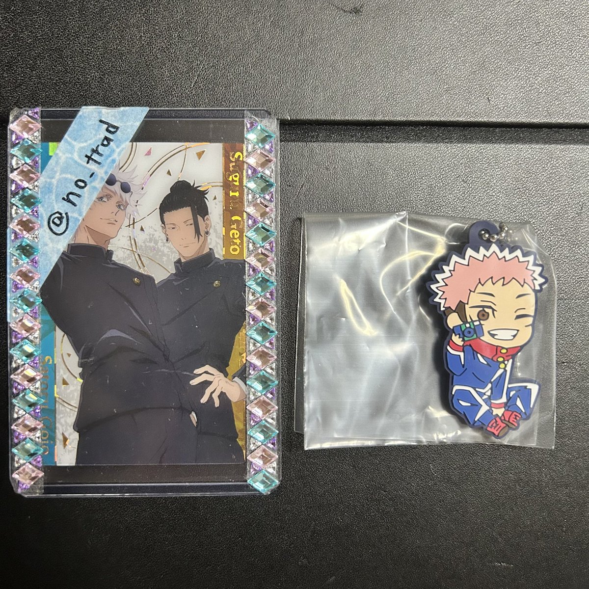 no_trad's tweet photo. 【交換】呪術廻戦 5周年 でふぉラバ！キーホルダー

譲:虎杖
求:五条

郵送交換希望。お心当たりございましたらツイフィご確認の上お声掛けいただけますと幸いです。よろしくお願い致します。 https://t.co/TI0FQuGL6m
