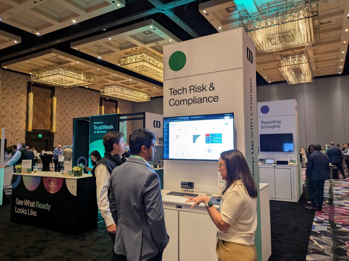 OneTrust's tweet photo. Last day at #TrustWeek. 👋

There’s one more full day of sessions, conversations, and connections ahead in Las Vegas.

Follow along for highlights throughout the day. https://t.co/5IPXkYZpX9