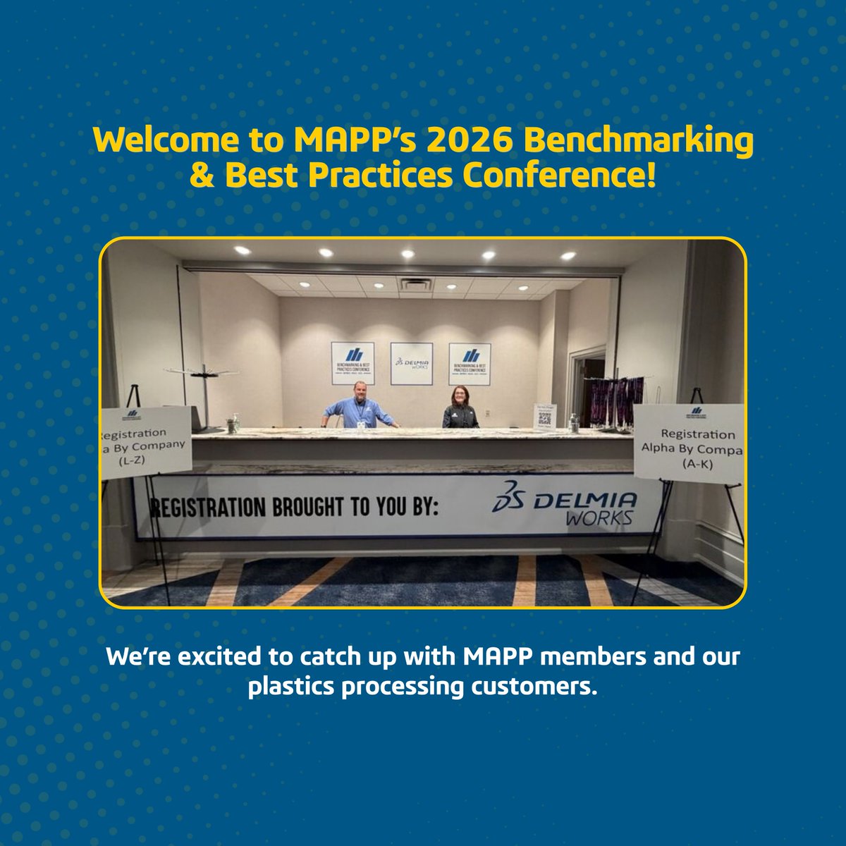 DELMIAWorks's tweet photo. DELMIAWorks is proud to sponsor MAPP’s 2026 Benchmarking &amp; Best Practices Conference for plastics processors September 30–October 1, 2026, in Indianapolis, IN. https://t.co/J1Xnt2cbYR