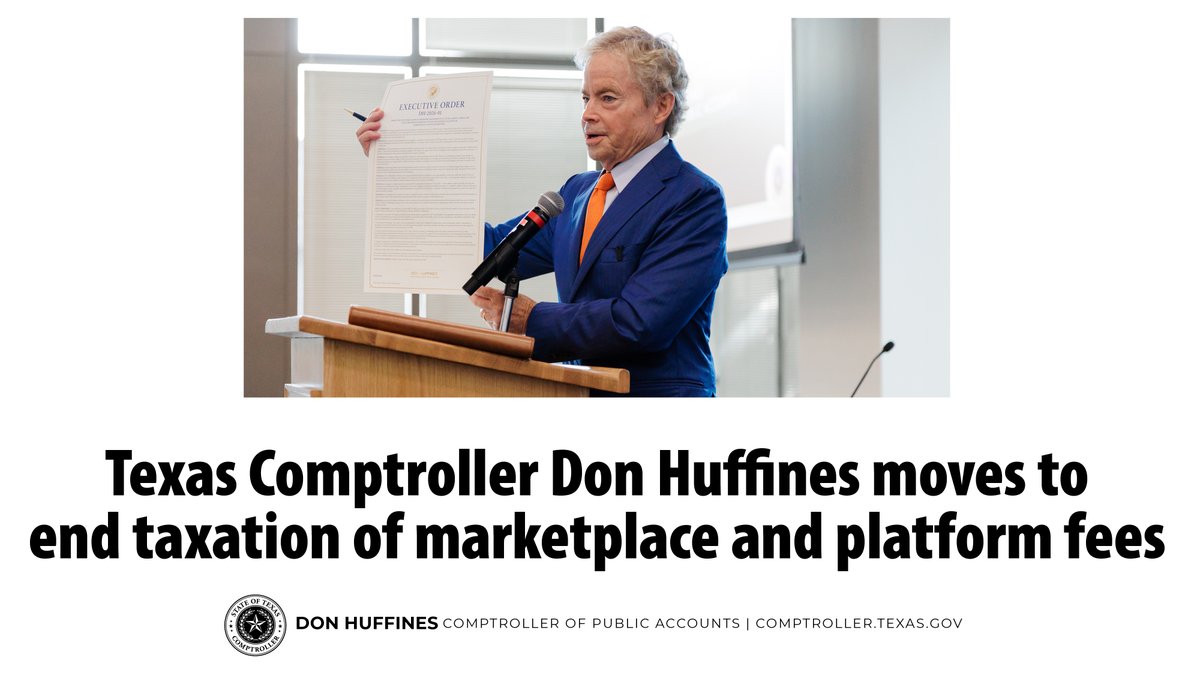 Ending the hidden double tax on marketplace fees isn't a cost to government. 

You can't lose what was never yours.

It's money going back to the Texans who earned it. 

That's how you make Texas affordable again.