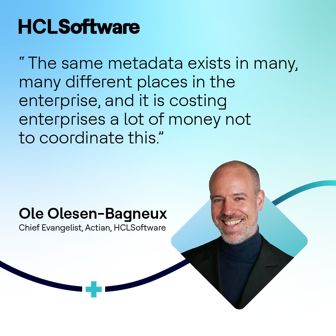 HCLSoftware's tweet photo. Ole Olesen-Bagneux, Chief Evangelist at Actian, speaks with host Radhika Mukherjee on Enterprise Unlocked to explore how data sovereignty and metadata architecture shape AI frameworks. Empower talent alongside AI. ➡️  https://t.co/WyQSVEDrIv
 #HCLSoftware @Enterprise_Talk https://t.co/mA6DS8ovUu