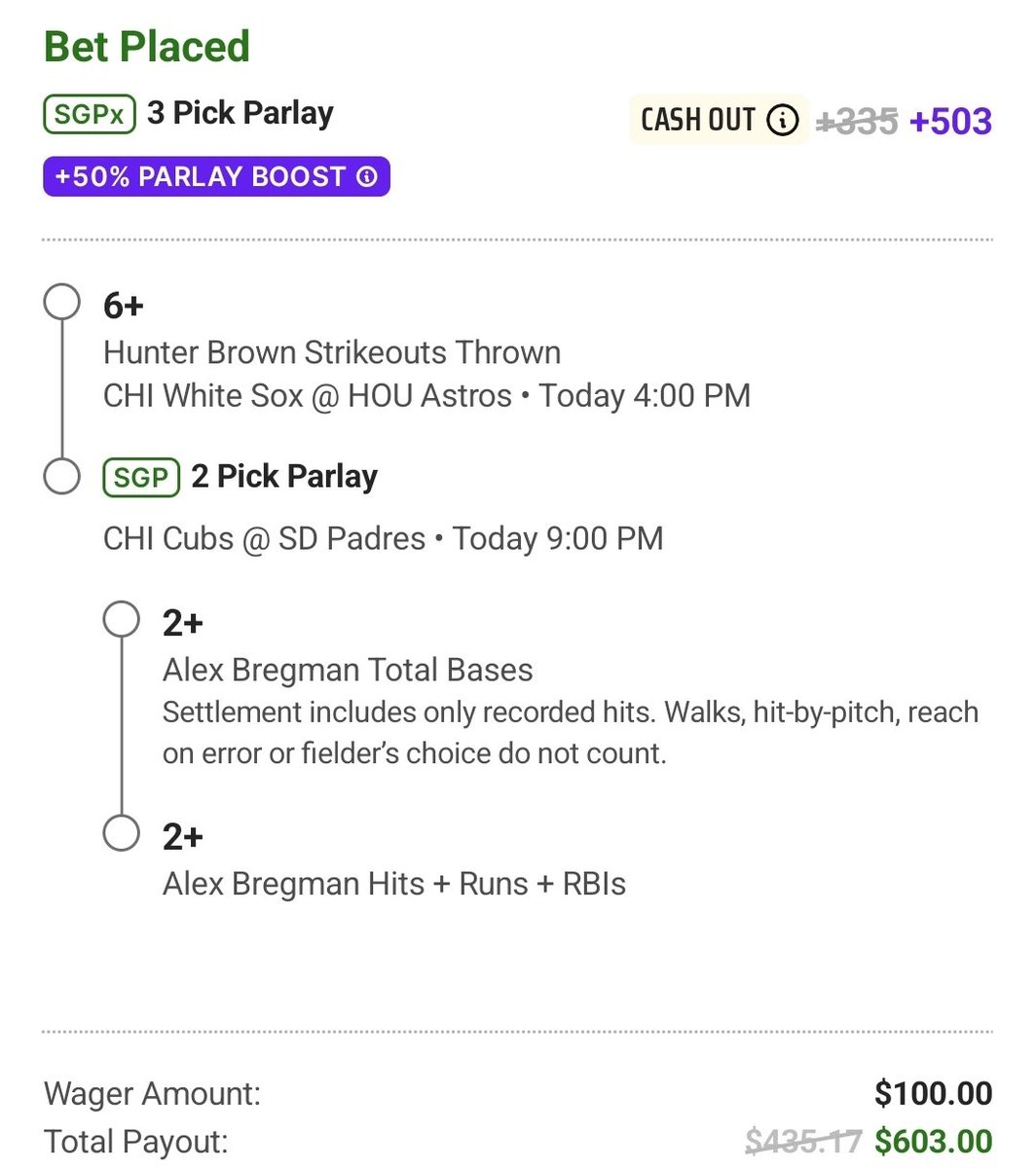 TheBirdHouseEV's tweet photo. Draftkings Chicago playoff baseball ⚾️

Going back to breggy

📊 **EV Calculator**
🎯 Fair Odds: `+406`@GetBettorOdds
📈 EV: `19.17%`
💰 QK: `0.95u` 

🔗👇

https://t.co/an8eUN3Rdw https://t.co/qM8DU1aKOy