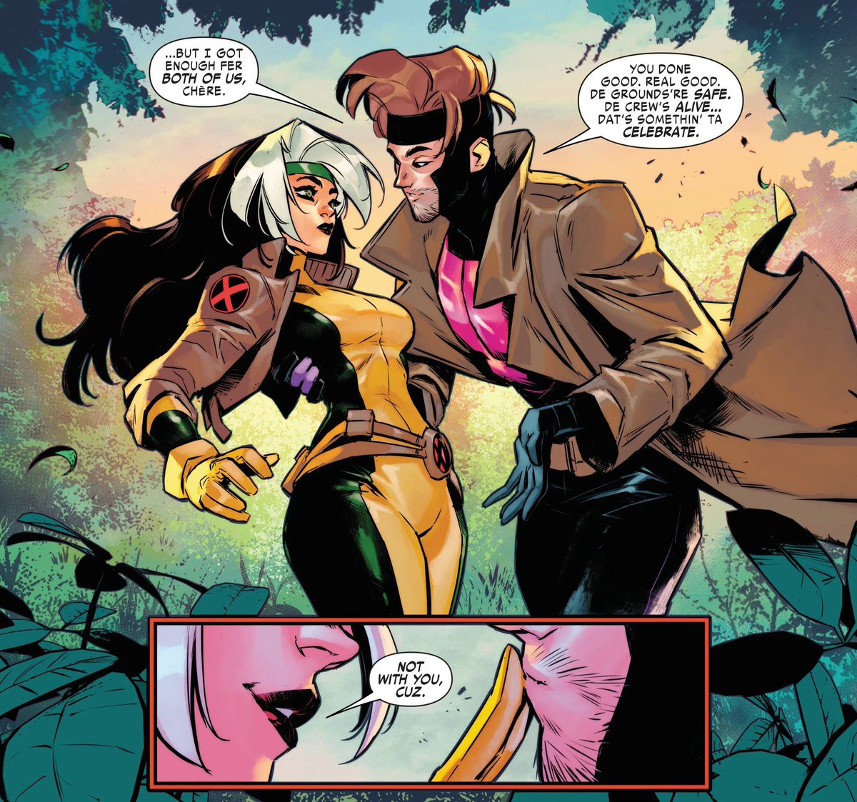 edoardo_audino's tweet photo. I love drawing these two together ♥️♠️
GAMBIT GONE 1 out now! 
Written by @thesteveorlando 
Art by me (main universe) and @SandovalBox (AoA universe)
Colors by @Toonfed 
Editing by @annalisebissa 
Cover by @SimoneDiMeo_ 
@Marvel @MarvelComicsHQ 
#xmen #xspoilers #rogue #gambit https://t.co/5efcywkdzx