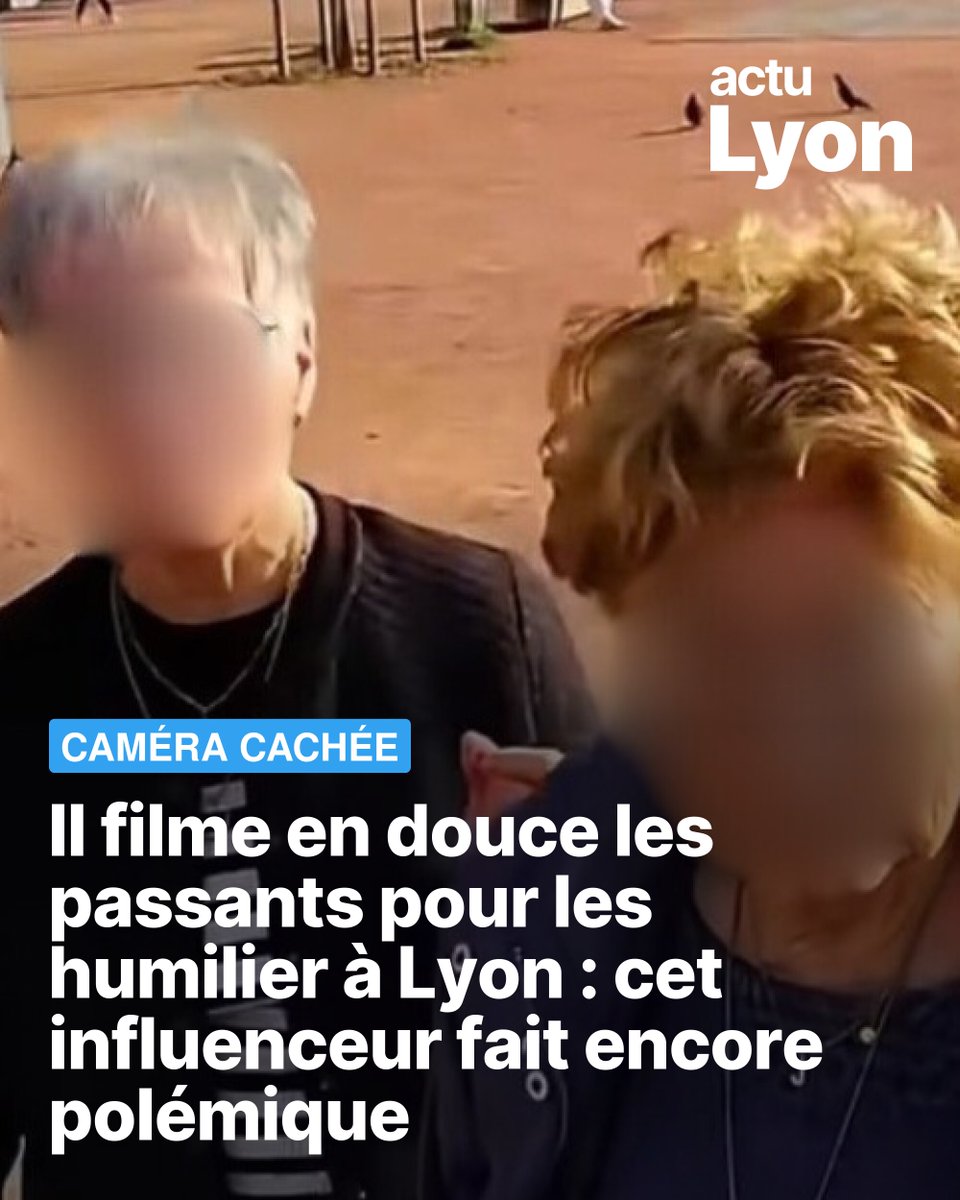 actufr_lyon's tweet photo. 🔴 Il filme en douce les passants pour les humilier à Lyon : cet influenceur fait encore polémique ➡️ https://t.co/wwufHG1q4a https://t.co/KfN0q9JEJW