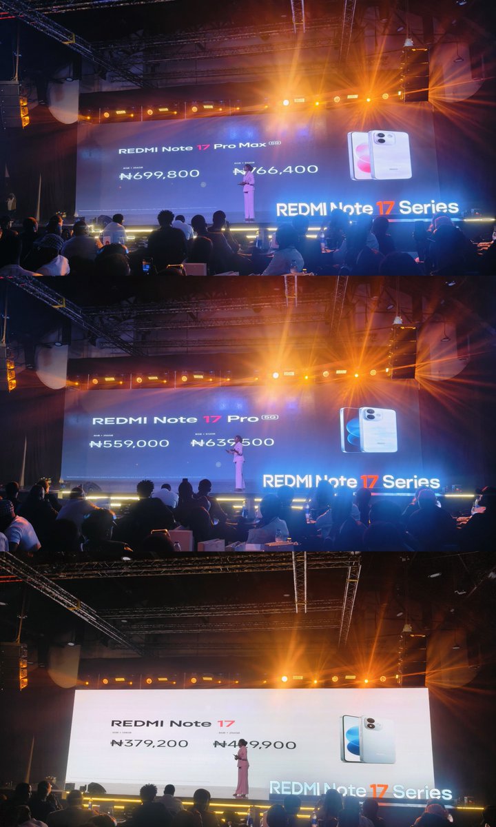 johnmokan's tweet photo. Which one are you buying?
#XiaomiFansNigeria #XiaomiFansAtLaunch
#REDMINote17Series #REDMI https://t.co/Sr2l40Fj9Z