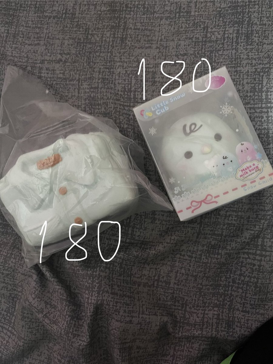 borlnjuh's tweet photo. 📮ค่าส่ง 50 
เหมา  390  คับ ♡

#สกุชชี่ #ตลาดนัดสกุชชี่ #squishy #สกุชชี่พร้อมส่ง #ตลาดนัดsquishy https://t.co/cWq2vKMPqq
