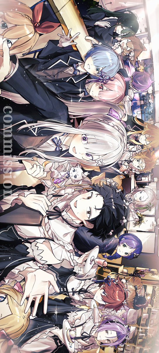 3236ques's tweet photo. 恭喜re0四期完結🎉🎉🎉
剛好委託圖也可以公開了！
#リゼロ #rezero https://t.co/3VXfI3N6L7