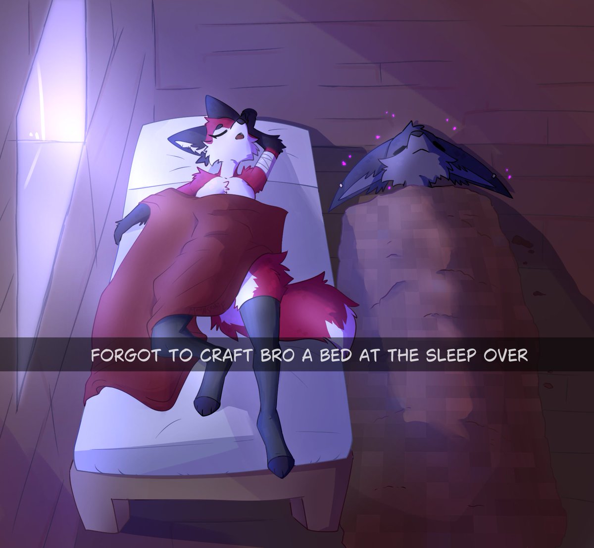 moonsushie_'s tweet photo. Good morning every nya~ and Red give my boy Saar a blanket 😭
#smallartist https://t.co/kpG6XJpjob