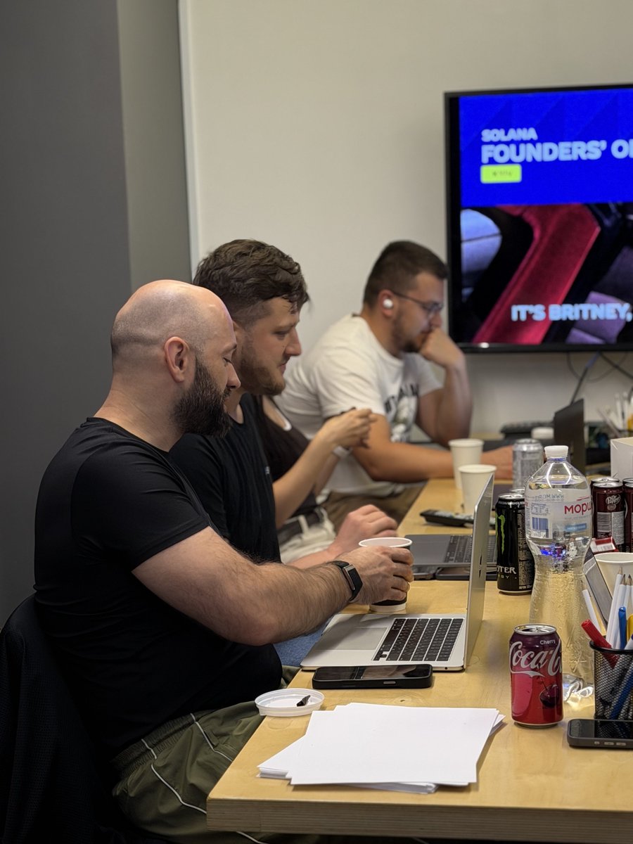 SuperteamUKR's tweet photo. FOUNDERS' OFFICE | KYIV

The next wave of @Solana projects is taking shape in Kyiv right now

Founders' Office brings builders together to work on their @colosseum Crypto World’s Fair hackathon projects, turn ideas into products, and build alongside people who are just as serious about shipping

Our team and experienced experts are here to help with product, tech, growth, strategy, and everything that comes with turning an idea into something real

Builders are coming in with ideas, projects, and teams, and they are putting in the work every day to take them further

Every day at Founders' Office is about making progress, solving problems, meeting the right people, and building something that is ready for the hackathon

Kyiv is building right now, and the next wave is taking shape here