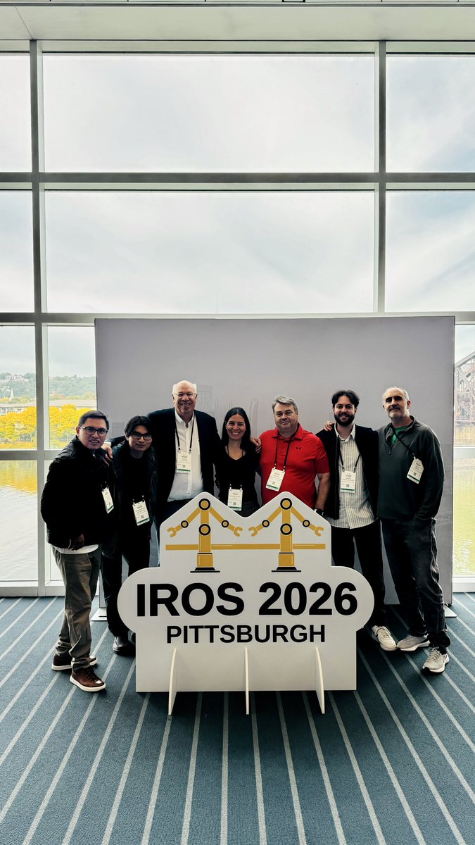 uc3mRoboticsLab's tweet photo. We are in the Pittsburgh IROS 2026! https://t.co/Grv82PI2Km