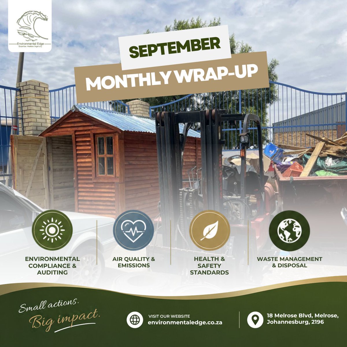 EnviEdge's tweet photo. 🌿 September Monthly Wrap-Up | Progress with Purpose

September was a month of environmental awareness, compliance, sustainability and meaningful action at Environmental Edge

#SeptemberWrapUp #EnvironmentalEdge #EnvironmentalCompliance #Sustainability #EnvironmentalManagement https://t.co/MvJuCn1rcr