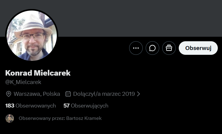_DiabelStockton's tweet photo. Oto neosędzia @K_Mielcarek który wydał Romanowskiemu "list żelazny".
Z profilu, aż bije niezależność i bezpartyjność.
Sami sprawdźcie. https://t.co/zI3eAFWXd7