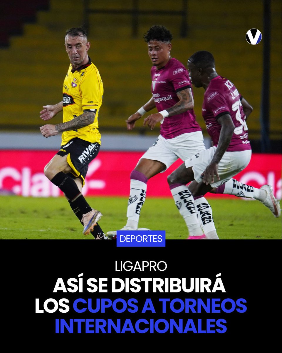 revistavistazo's tweet photo. #Deportes | ⚽🇪🇨 LigaPro y FEF definirán cuatro cupos para la Libertadores, mientras que la tabla acumulada y la nueva Copa de la Liga serán claves para repartir las plazas de Sudamericana. Revisa la distribución 👉 https://t.co/az8OP8RS1v https://t.co/m4wTnKfomE
