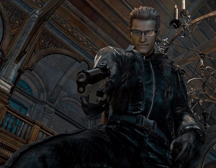 _Wesker_Kisser_'s tweet photo. Genuinely so hard to believe Wesker was 48/49 in re5 😢 https://t.co/VRS1q2jJRV