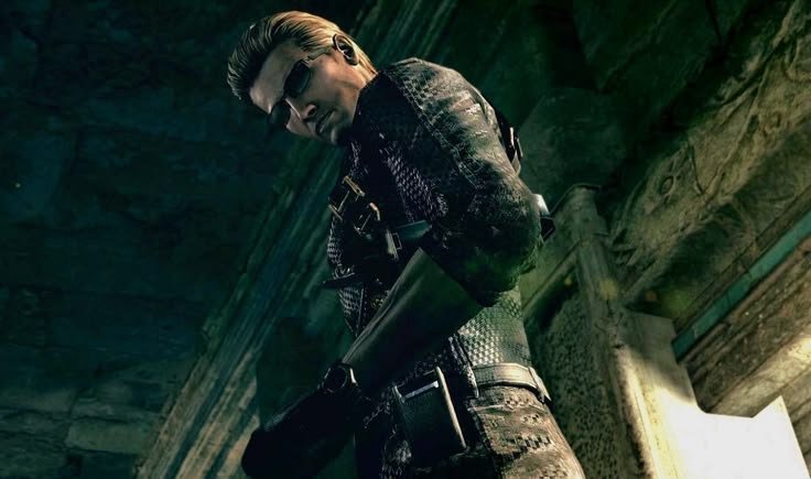 _Wesker_Kisser_'s tweet photo. Genuinely so hard to believe Wesker was 48/49 in re5 😢 https://t.co/VRS1q2jJRV