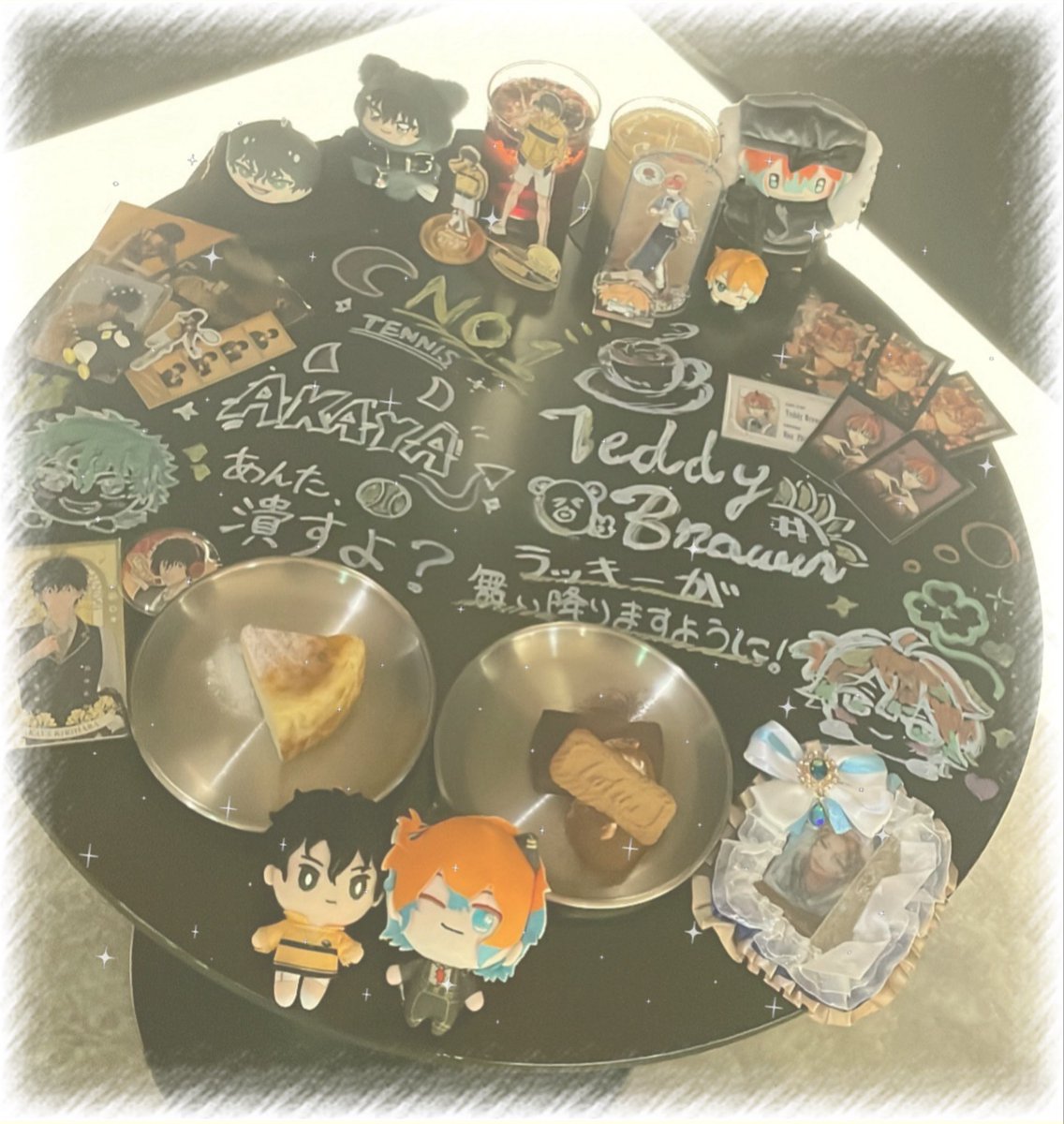 sigure__1126's tweet photo. 𓆩  2026 . 9 . 30  𓆪

🪄異文化交流𓂃 𓈒𓏸

落書きできるカフェに行ったよ♡ https://t.co/wkBC6pGqQc