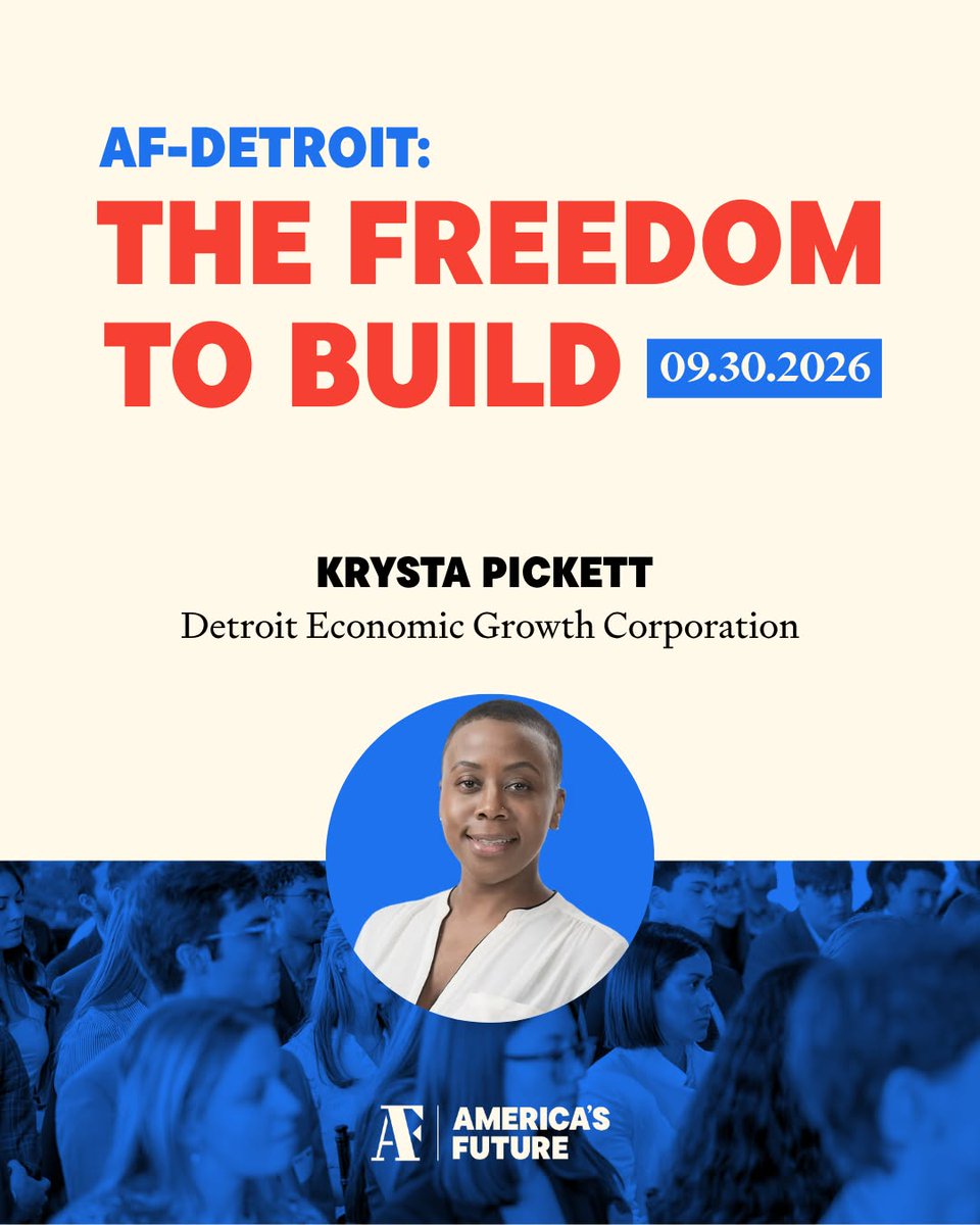 AFempowers's tweet photo. Ready to turn your business idea into action?

Join AF-Detroit TONIGHT for The Freedom to Build, a conversation about entrepreneurship, economic opportunity, and starting and growing a business in Detroit.

Hear from Krysta Pickett of the Detroit Economic Growth Corporation, City of Detroit representatives, and local partners about funding, contracting opportunities, and resources to help you take your next step.

📅 Wednesday, September 30
⏰ 6–8 PM
📍 Griot Music Lounge | Detroit

Bring your ideas, meet fellow entrepreneurs, and connect with people building Detroit’s future.

Register here: https://t.co/6jyfyLajS4